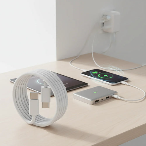 Câble USB-C vers USB-C 60W Macaron — Charge Rapide iPhone 15 - ACCESSOIRES SMARTPHONE