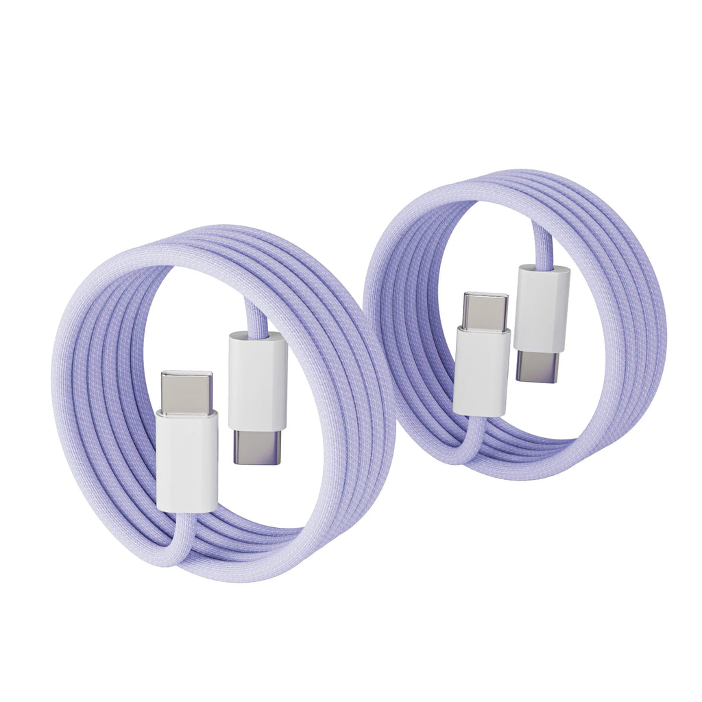 Câble USB-C vers USB-C 60W Macaron — Charge Rapide iPhone 15 - ACCESSOIRES SMARTPHONE
