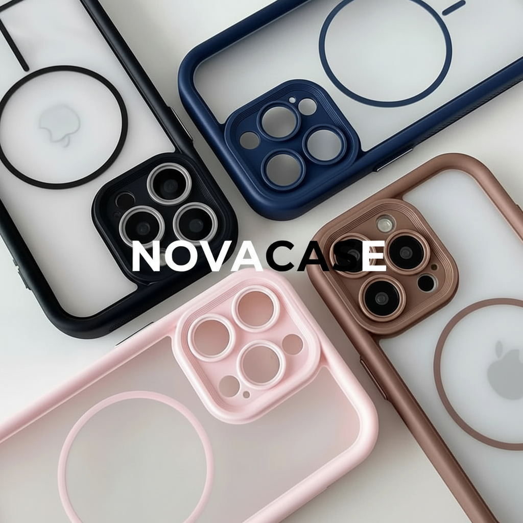 Coque iPhone Transparente Mate Compatible MagSafe – iPhone 17, 16, t, 14, 13, 12, 11 | Pro, Max, Plus, Air"