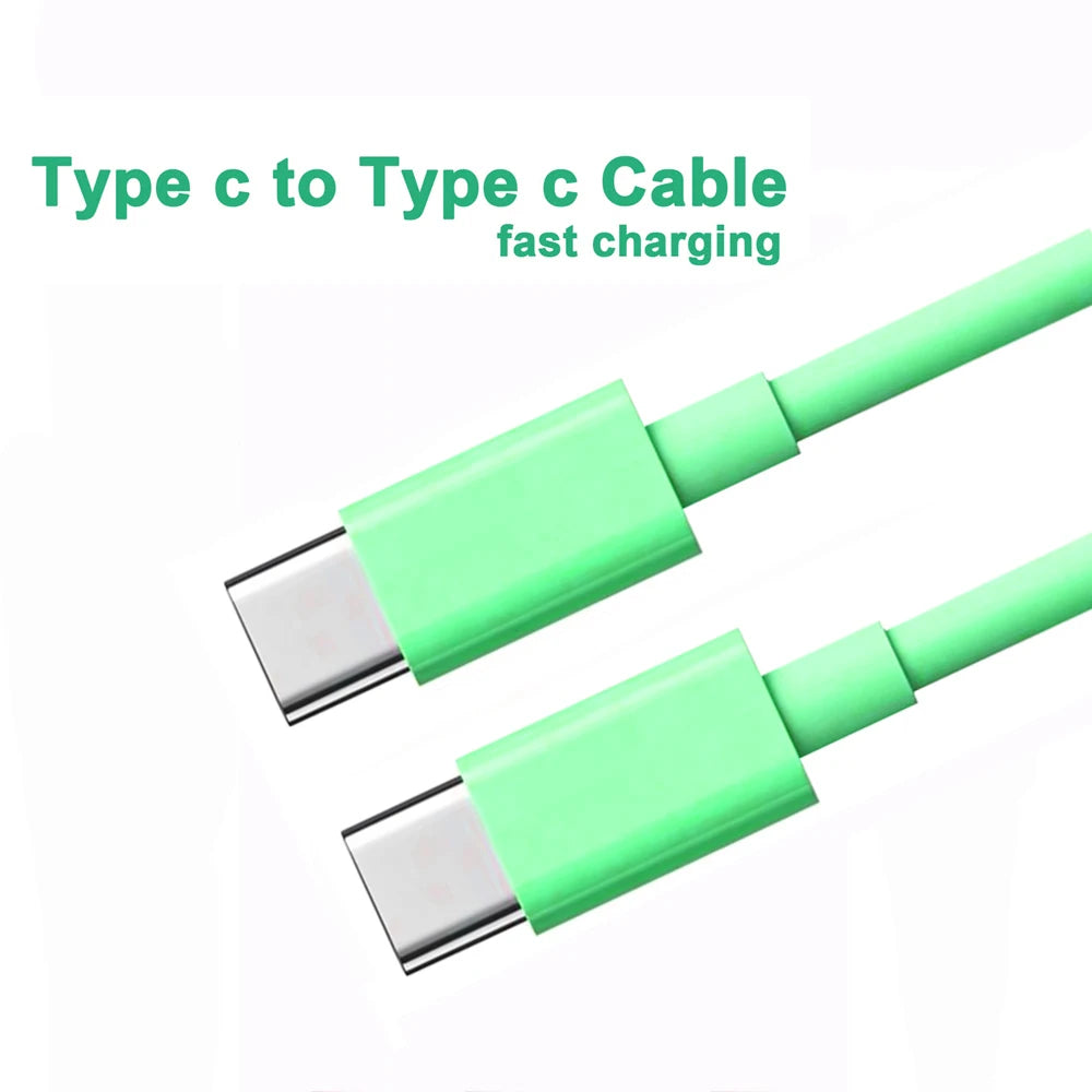 Câble USB-C vers USB-C 60W — Charge Rapide iPhone 15 Noir & Blanc - ACCESSOIRES SMARTPHONE