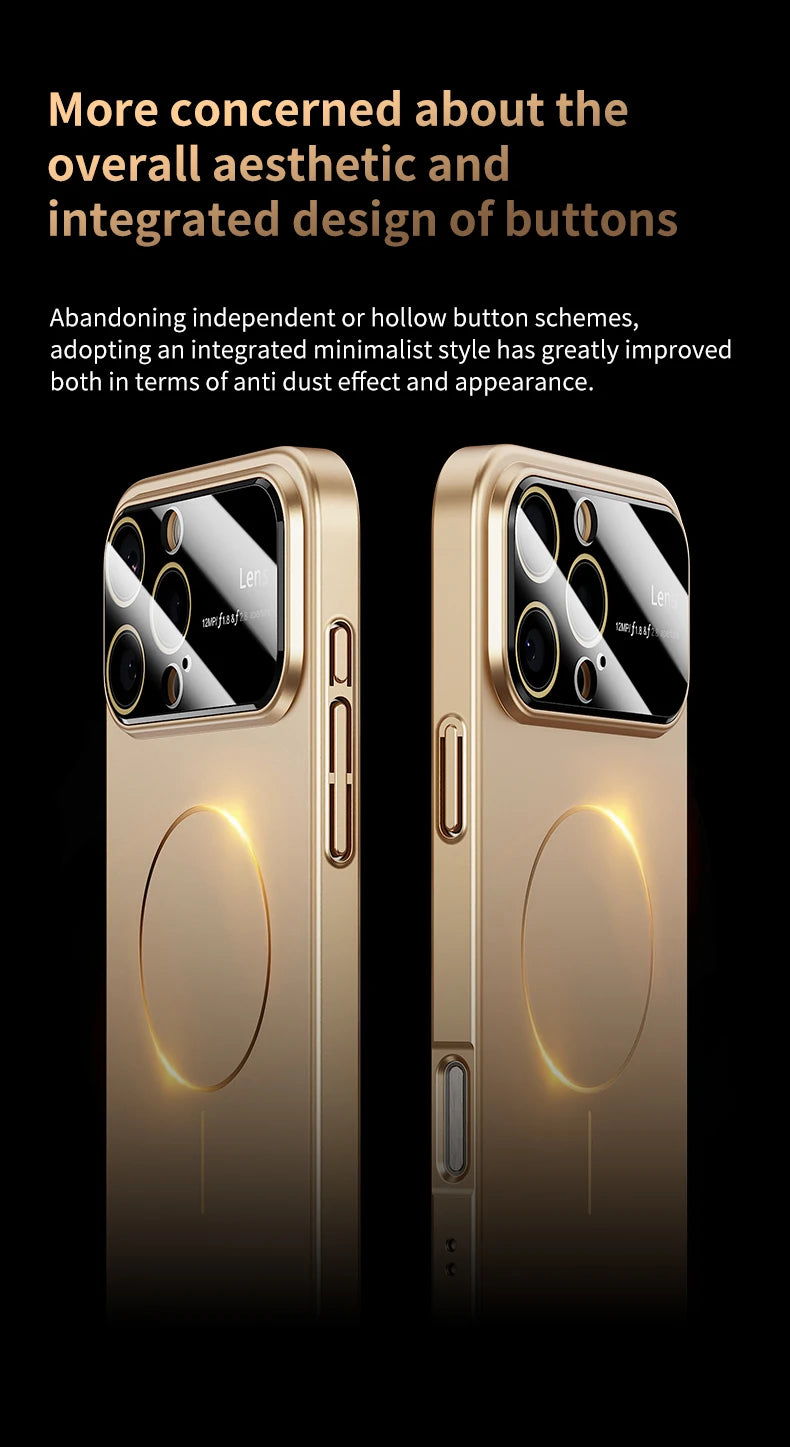 Coque MagSafe Luxe – Protection Caméra Renforcée | iPhone 15, 16, 17 Pro Max