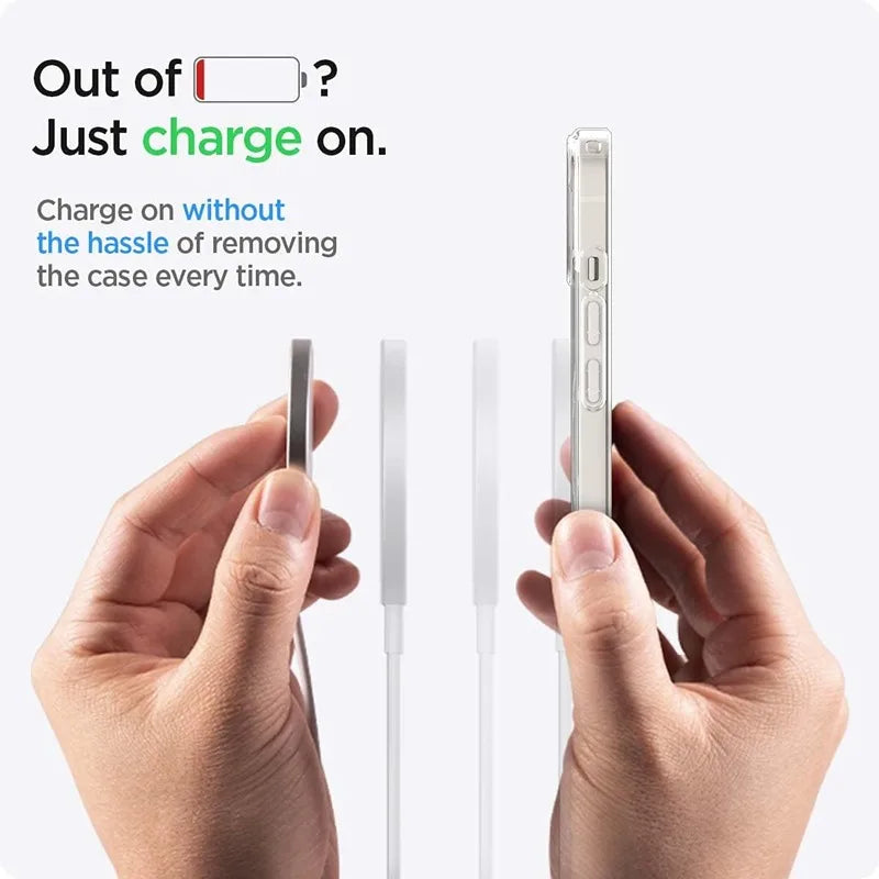 Magnetische transparente iPhone-Hülle – MagSafe-kompatibel