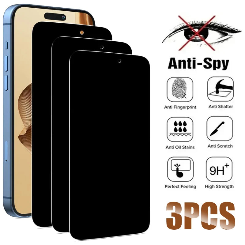 Verre Trempé Anti-Espion iPhone — Protection Privée Novacase