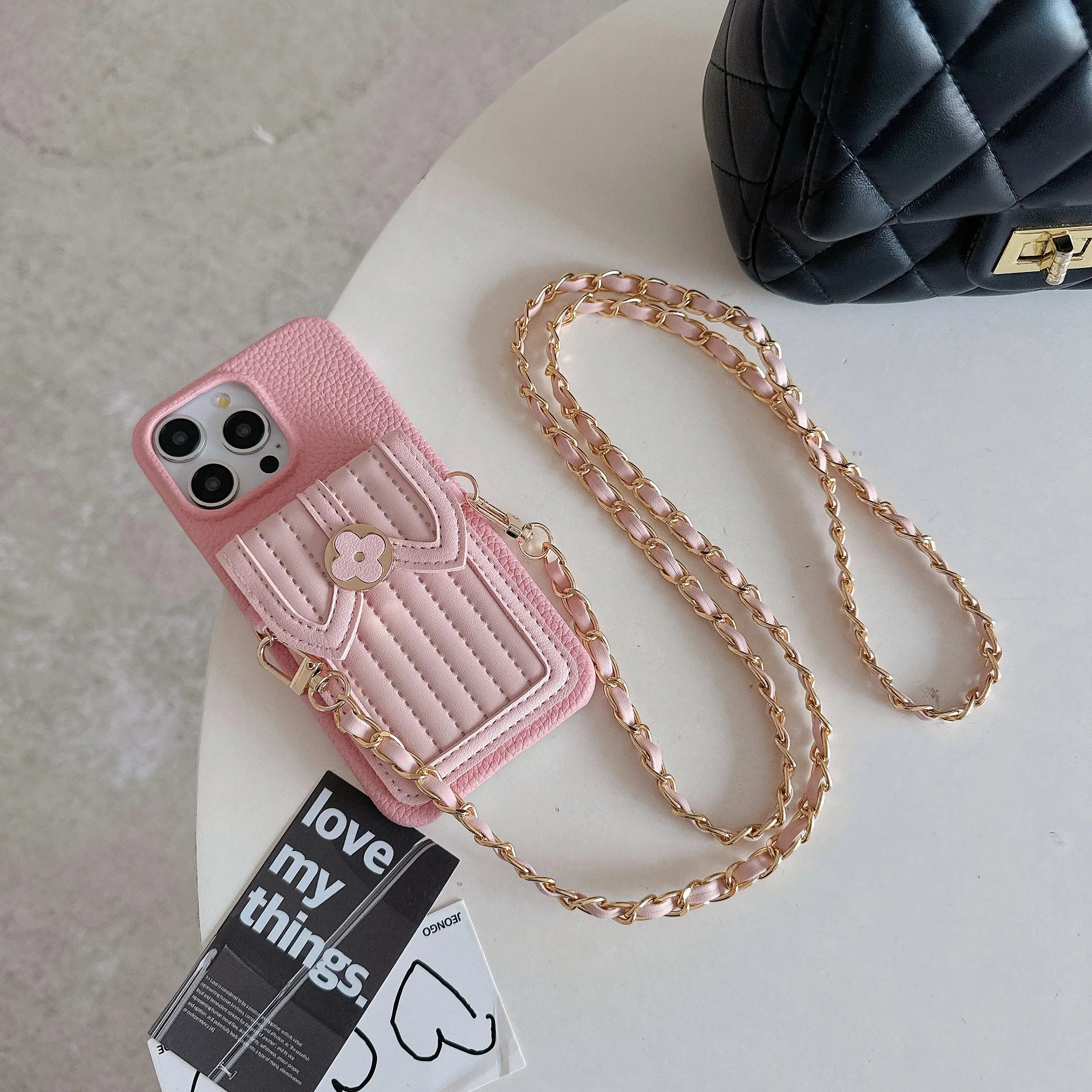 Crossbody Wallet with Card Holder Phone Case for IPhone 16 15 14 11 Pro Max 13 12 Mini XR XS Max PU Leather Prevention Cover