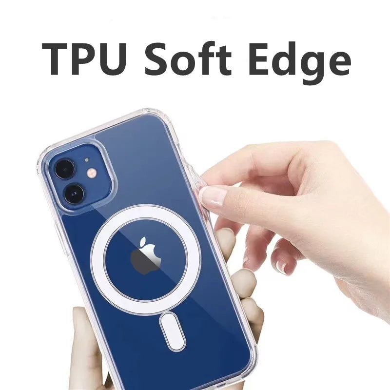 Magnetische transparente iPhone-Hülle – MagSafe-kompatibel