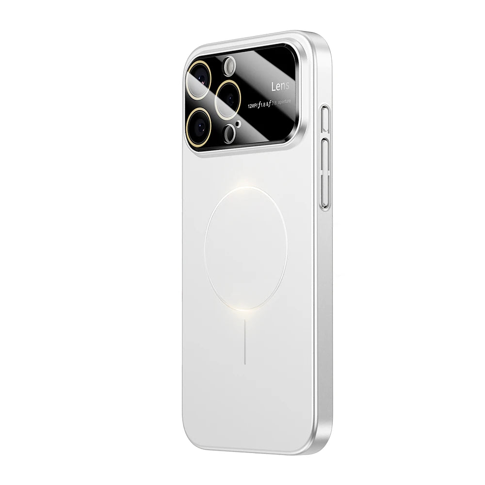 Luxuriöse MagSafe Hülle – Verstärkter Kameraschutz | iPhone 15, 16, 17 Pro Max