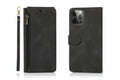Luxury Case for iPhone 17 16 15 14 13 12 Mini 11 Pro X XS Max XR PLUS Air Wallet Leather Cards Holder Stand Flip Phone Bags
