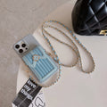 Crossbody Wallet with Card Holder Phone Case for IPhone 16 15 14 11 Pro Max 13 12 Mini XR XS Max PU Leather Prevention Cover