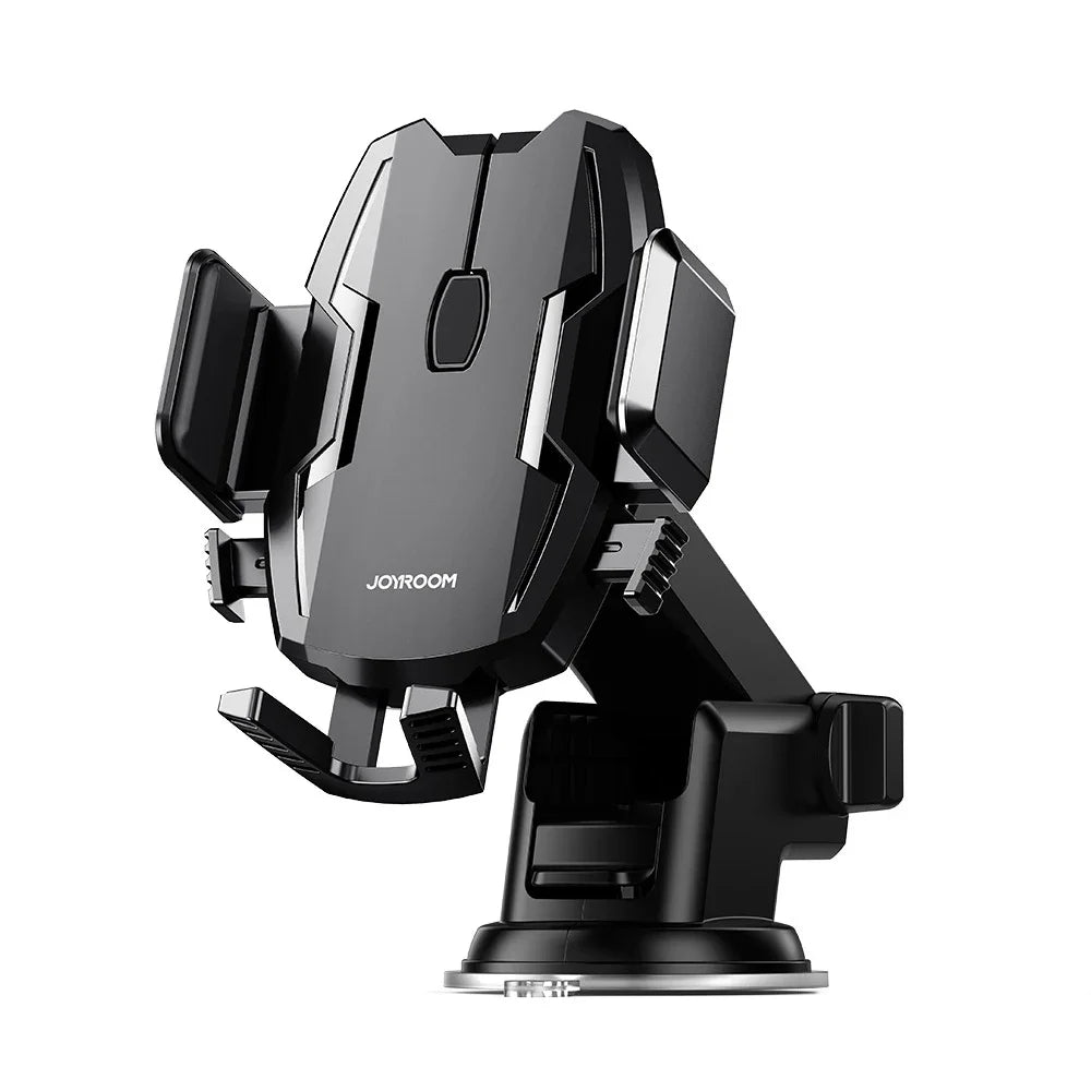 Black Phone Holder 360 Rotating Windshield Gravity Bracket Strong Sucker Dashboard Mount Support Telescopic Mobile Phone Bracket