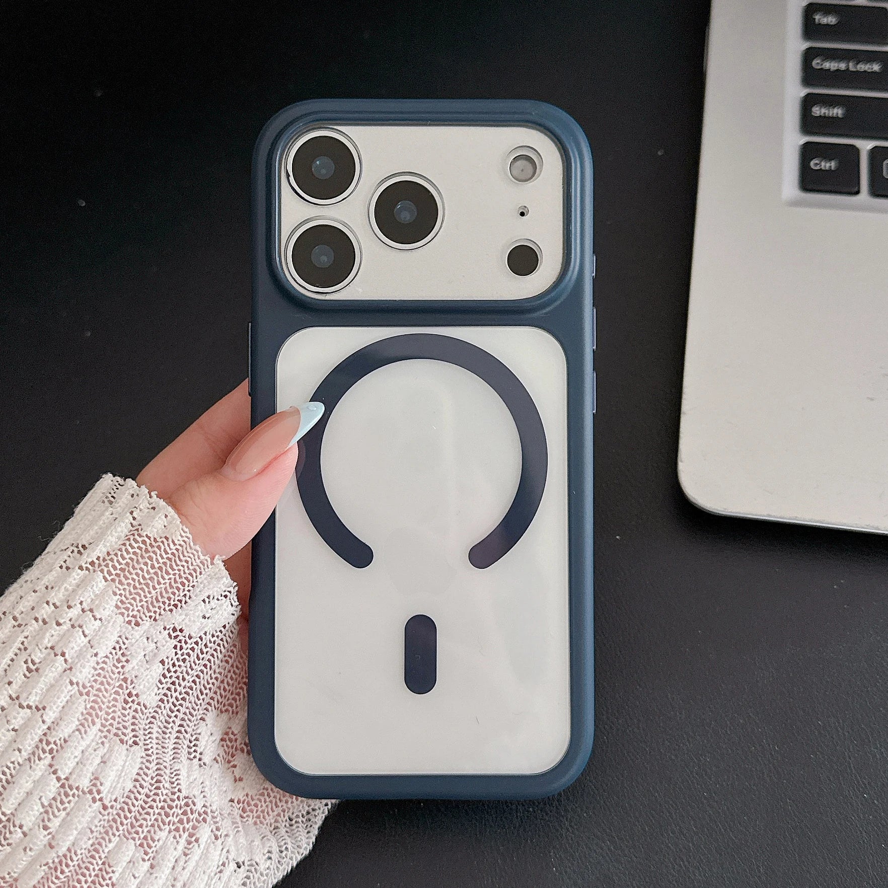 Coque MagSafe Transparente Acrylique – Compatible iPhone 13 à 17 Pro Max | Protection Caméra Anti-Choc