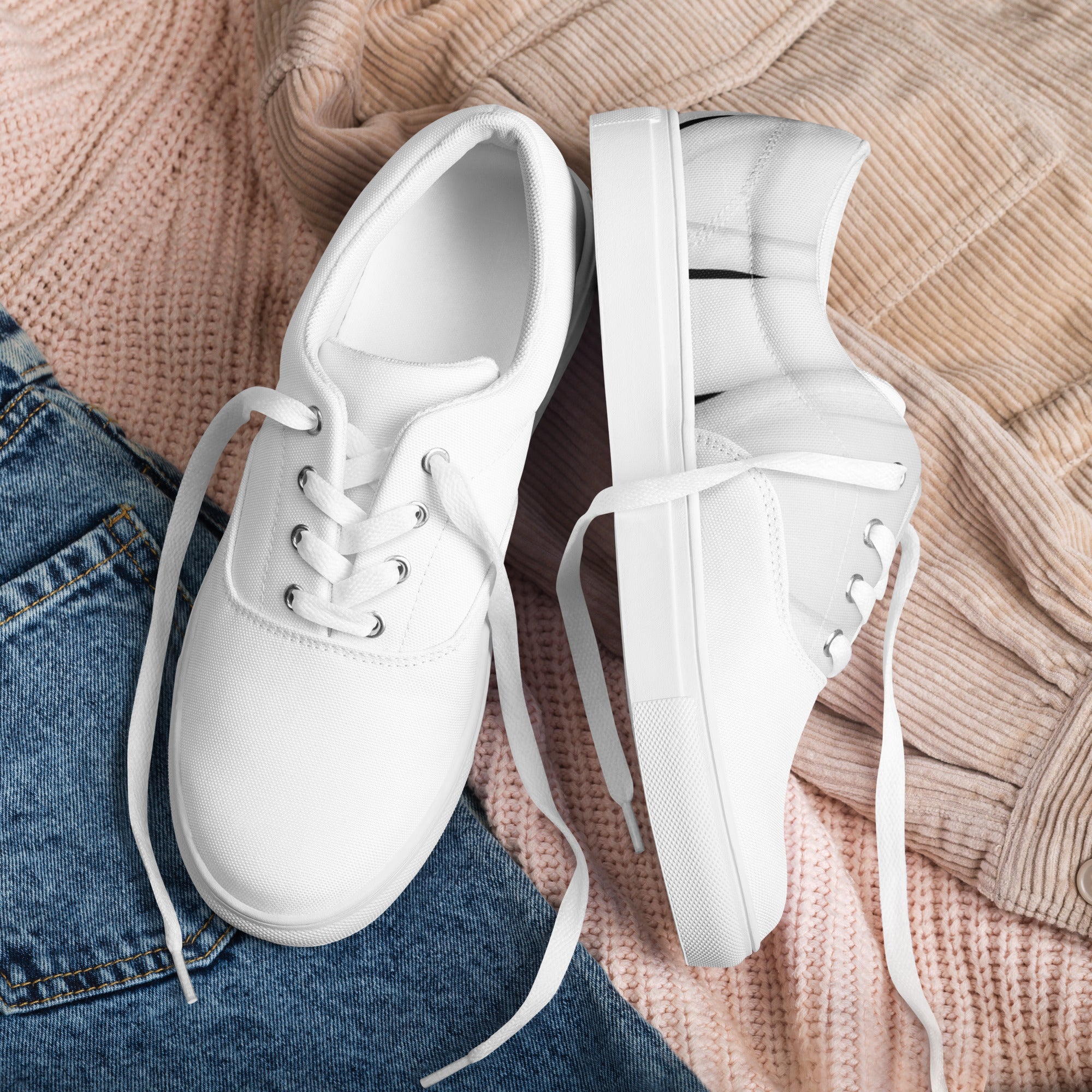 Men’s lace-up canvas shoes - ACCESSOIRES SMARTPHONE